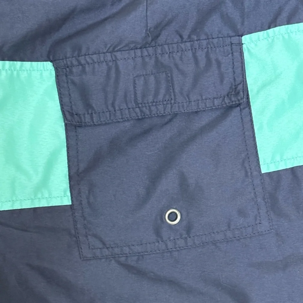GAP Men's Navy and Aqua Swim Board Shorts